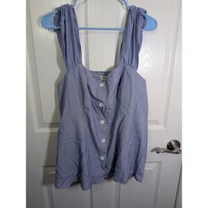 Haute Curve blue and white 3x tank